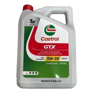 메온셀 캐스트롤 GTX SP C2 C3 5W30 6L 가솔린 디젤 엔진오일 -