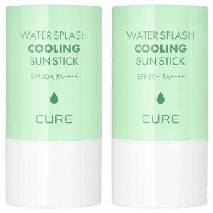 김정문알로에 라 센스 로에 큐어 워터 스플래쉬 쿨링 선스틱 SPF50+ PA++++ 23g x 2개