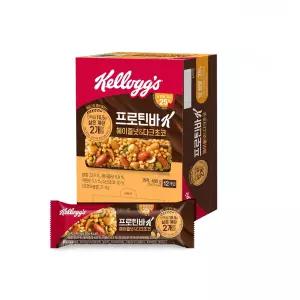 켈로그 단백질바K 프로틴바 헤이즐넛&다크초코 40g x24개입
