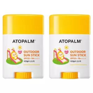 아토팜 야외놀이 유아 선스틱 SPF50+ PA++++ 21g x 2개