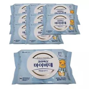마이비데 클린케어 화장실용 물티슈 캡형 크리넥스 X 카카오 40매 x9팩