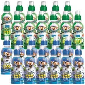 팔도 뽀로로 235ml 사과맛 12개 + 밀크맛 12개 (총24개)