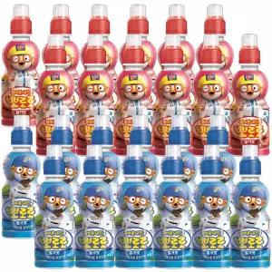 팔도 뽀로로 235ml 딸기맛 12개 + 밀크맛 12개 (총24개)