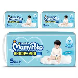 마미포코 하이퍼드라이 컴포트 클린 팬티형 남아용 5단계 102매