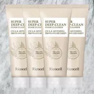 병풀약쑥 슈퍼 딥클린 폼 클렌징 220ml 4개