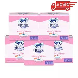 오늘출발 쏘피 바디피트 볼록맞춤 대형 16개입 5개