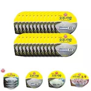 맛있는 오뚜기밥 210G 24개/캠핑/한끼/식사/즉석식품/간편조리/전자레인지/즉석/간단/가정/야외/식당/가게