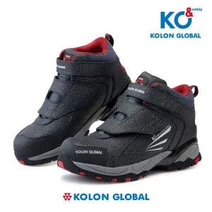 코오롱 KG-62 안전화 블랙 발목 패딩 보강 공사