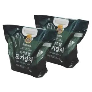피코크 조선호텔 포기김치 4kg x 2팩