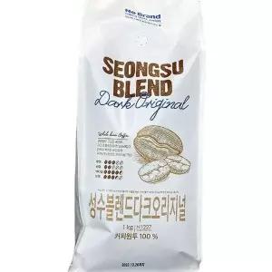 성수 블렌드 다크 오리지널 1kg x 1개 커피 원두