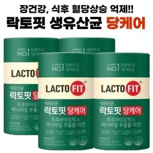 종근당건강 락토핏 당케어 혈당관리 2g 60포 4개