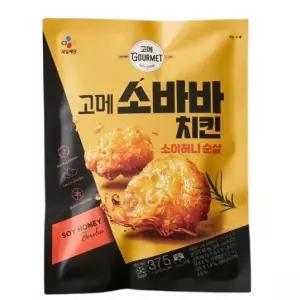 고메 소바바치킨 소이허니 순살 375g, 3개