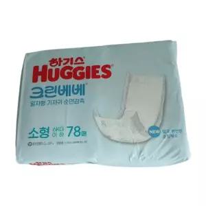 하기스 크린베베 일자형 기저귀 소형 78매 1팩