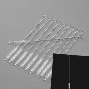 해신이네잡화점 빨대 스텐세척솔 10p세트 20x0.7cm 빨대솔세척