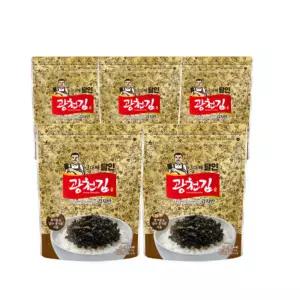 광천김 3대째 달인 김자반 60g 5봉 짭잘 고소 밥도둑 BNS