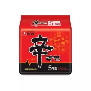 농심 신라면 봉지라면 120g 40개