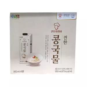 정식품 진한콩국물 950ml x 6입