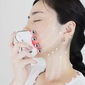 [얼굴라인 정리 셀프 경락 리프팅기] 탄력 LED 고주파 마사지기 홀릭V3