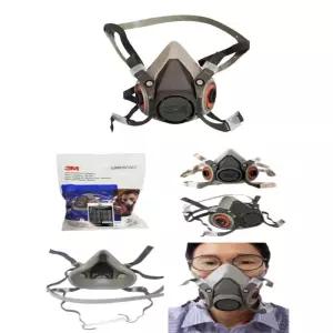 3m 6200 반면형 필터교환식 방독마스크 면체 본체