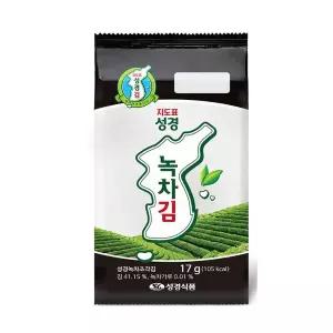 지도표 성경김 녹차 식탁김 소 17g 30개 한박스