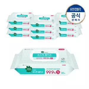 [그린핑거] 손소독 물티슈 캡30매x10팩