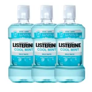 리스테린액 쿨민트 마일드 750ml 3개