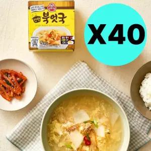 오뚜기 간편 북엇 블럭 즉석 북어 국 5개입 X 40팩