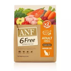 ANF 6Free 플러스 인도어 어덜트 고양이사료 5.6kg / 실내용