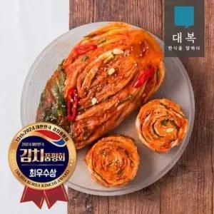 대복 포기김치 10kg 김치품평회 최우수상 농식품부장관 수상(고급 국내산 HACCP 인증 김치)1세트