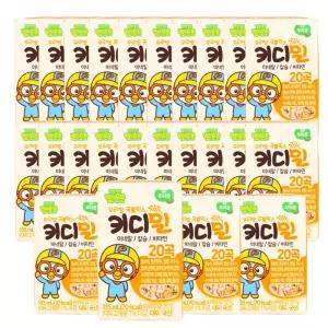뽀로로 키디밀 곡물 국산콩 어린이 두유 아이간식 성장밸런스 음료 135ml x 24팩