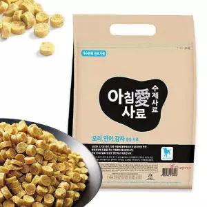 아침애간식수제용품 애견용품 오리 연어 사료 3Kg 감자 애완abc936