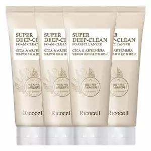 NS홈쇼핑리코셀 트러블 진정플러스저자극 클렌징폼 220ml x 4개병풀 약쑥 어성초약알칼리성..34805700