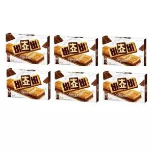 [(주)크라운제과] 비쵸비 125g X 6