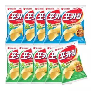 오리온 포카칩 오리지널 66g+어니언 66gx각5개(총10개)