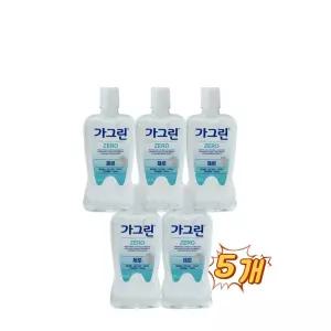 가그린 제로 820ml 5개