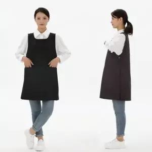 구김없는 포그니 투포켓 원피스형 앞치마