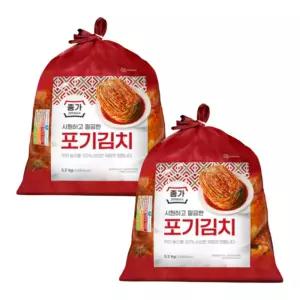 종가 중부식 포기김치 10.4kg (5.2kg X 2)