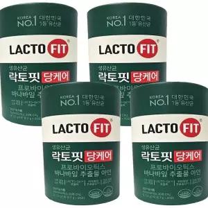 종근당 락토핏 당케어 혈당 생유산균 60포 4통 8개월분(AD)
