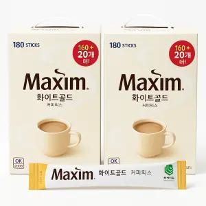 동서식품 맥심 화이트골드 믹스 스틱 180개입 2개