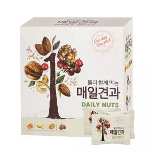 둘이함께먹는 매일견과 20g x 60봉 하루 한봉 견과류 믹스넛 트레이더스