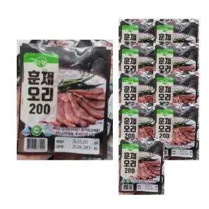 다향 오리 훈제슬라이스 200g 10팩