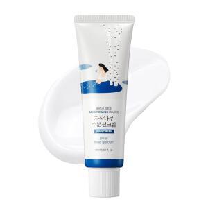 라운드 랩 버치 주스 보습 UV LOCK SPF 45 | NBC No1 SPF, 데일리 스킨케어용 글로우 선크림, 무독성, 자외선 차단, 경량, 오일 프리, , 산 선크림 (1.69 Fl Oz)