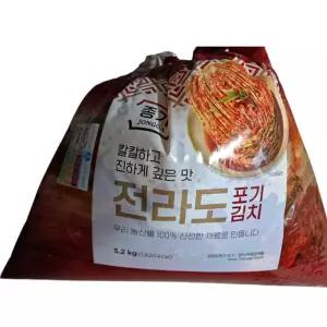 종가 전라도 포기김치 5.2kg 종가집 종갓집 전라도식 (1srr)
