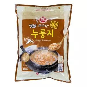 오뚜기 옛날 구수한끓여먹는누룽지 (국산) 3kg