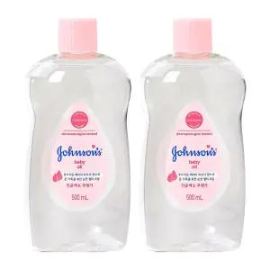 존슨즈 베이비 오일 500ml 2개