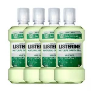 리스테린 내추럴 그린티 마일드 구강세정제 750ml x 4개