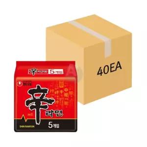 농심 신라면 120g 5입 8EA 40개입 (1BOX)