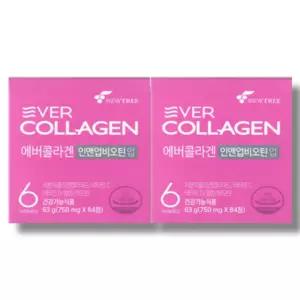 에버콜라겐 인앤업비오틴 업 750mg x 84정 2개 저분자콜라겐펩타이드
