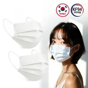 국내산 WJT 100매 덴탈마스크 일회용 대형 KF94 마스크