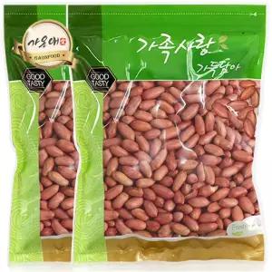 볶음 땅콩 1kg x2팩 / 볶은땅콩 볶음땅콩 견과 견과류